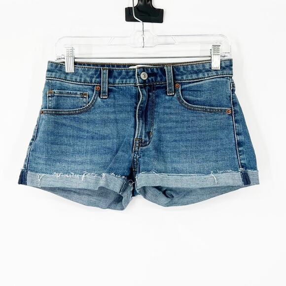 Abercrombie & Fitch Mid-Rise Jean Shorts - Picture 1 of 5